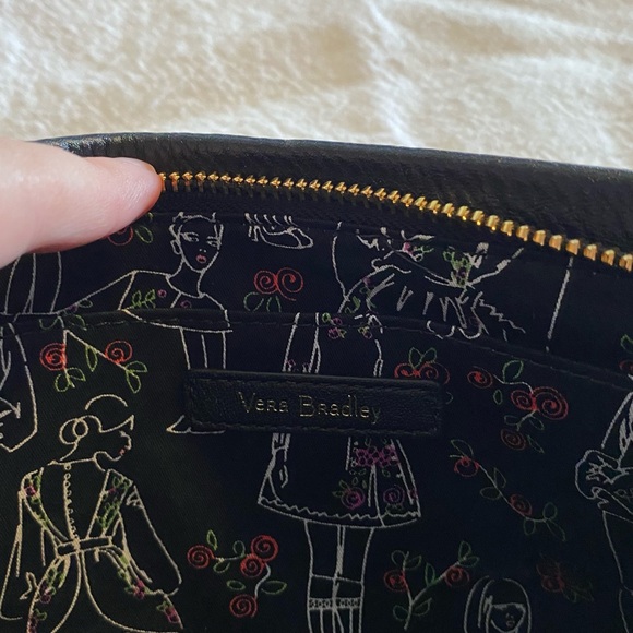 Vera Bradley Leather Floral Embroidery Mia Wristlet Clutch NEW WITH TAGS